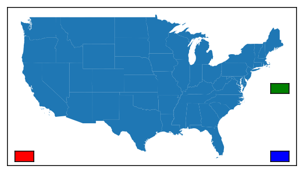a plot with multiple inset maps added