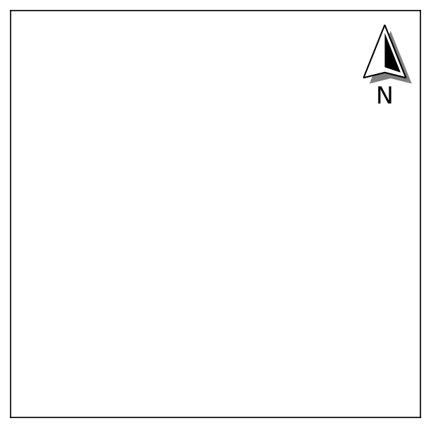 Example north arrow
